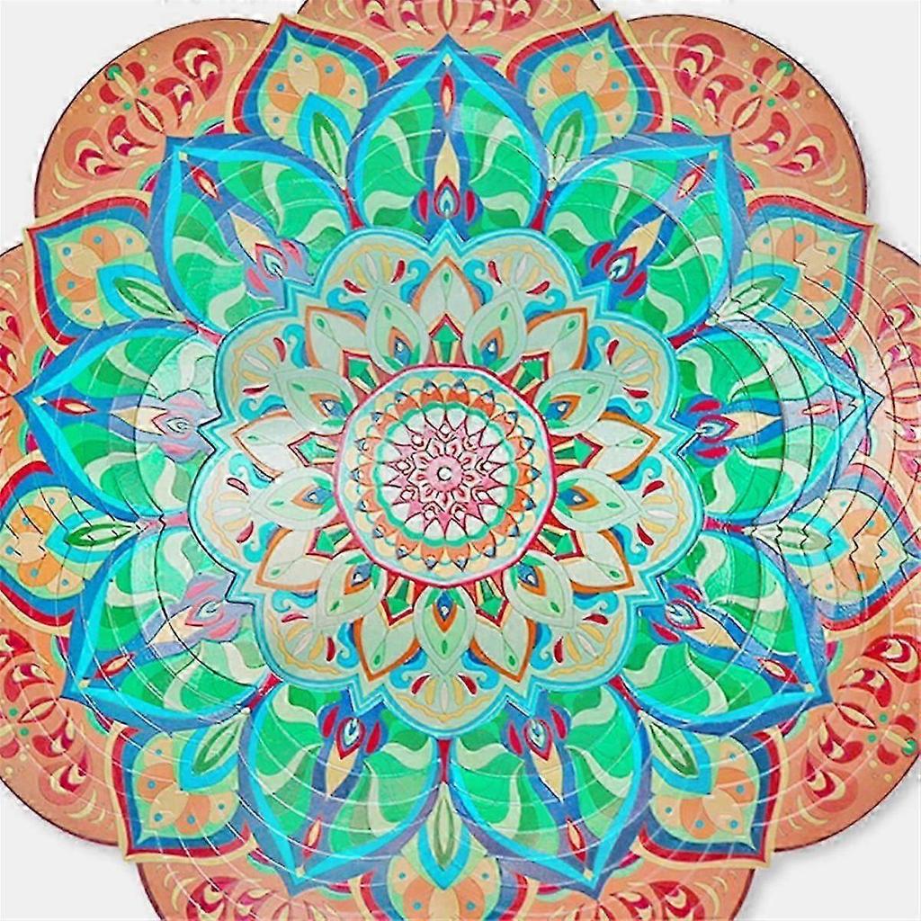 3d Wind Spinner Design 12inch Garden Laser Cut Hanging Wind Spinners Metal Kinetic Yard Art Deco In