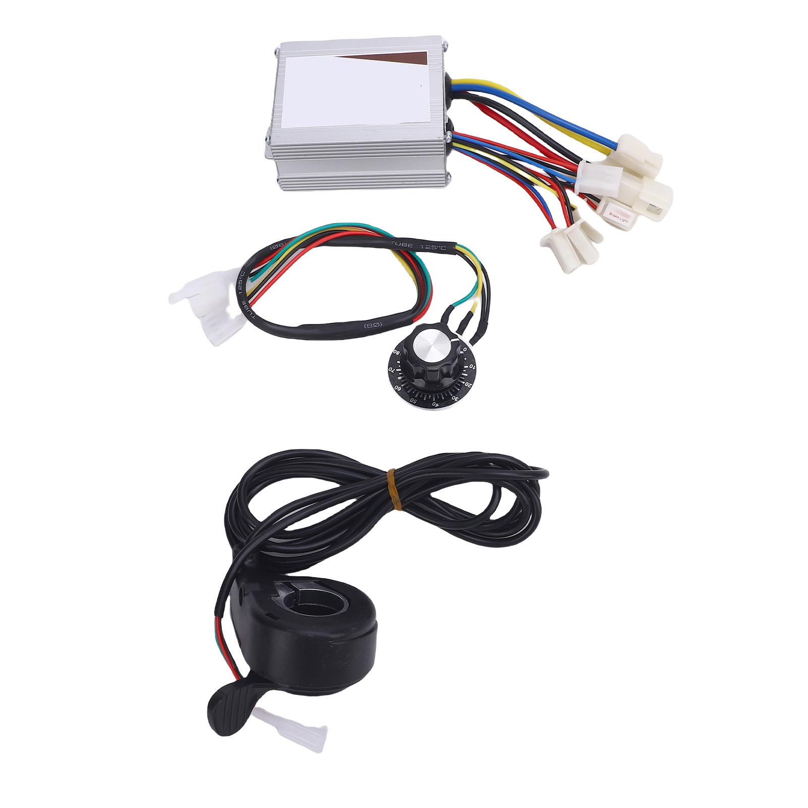 

Контроллер мотора электровелосипеда 48 В 500 Вт, комплект ограничителя скорости с дроссельной заслонкой под большой палец, универсальный для электро