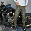 Breathable New product Motorcycle Jeans Men's Army Green Locomotive Mesh Summer Casual Elastic Riding Pants