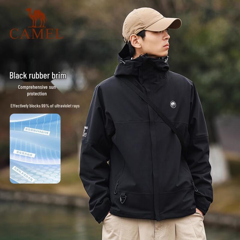 Camel Unisex Outdoor Waterproof Hardshell Jacket