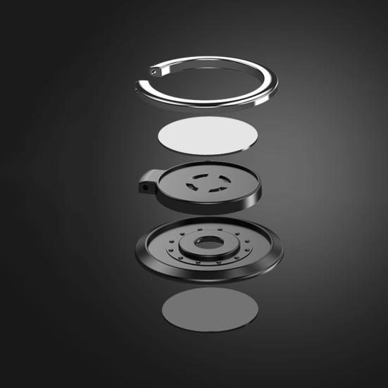 Fashion Zinc Alloy 360 Rotating Magnetic Grip Finger Ring Cell Phone Holder