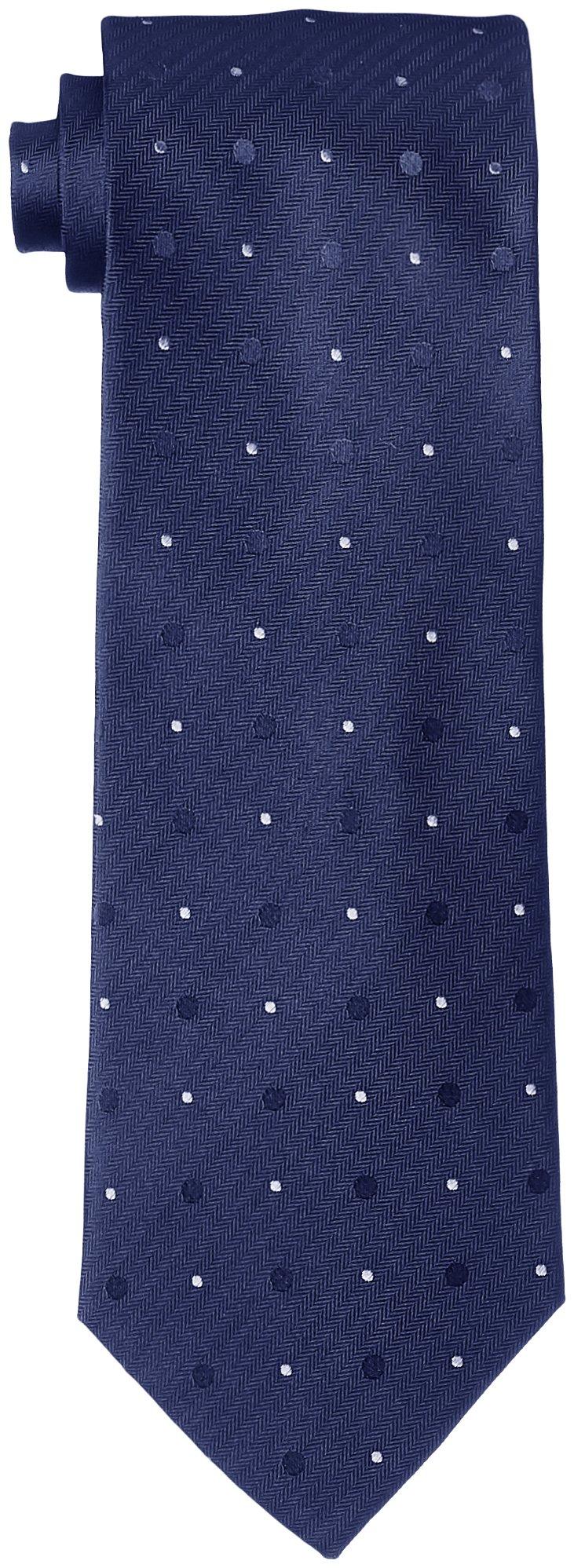 (HIROKO KOSHINO HOMME) Necktie, Dot Pattern, 003254-20000-3002 02 Navy base with white dots, FREE size