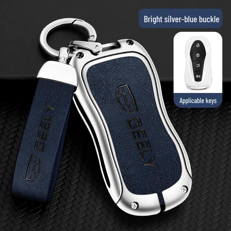 Geely Car Key Case for Xingyue S & Boyue Pro - Premium Metal Shell with Secure Buckle 