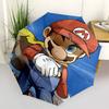 1 Stück Mario Automatischer Faltregenschirm, Automatischer Faltregenschirm mit 8 Speichen, Praktisch für den Außenbereich 021