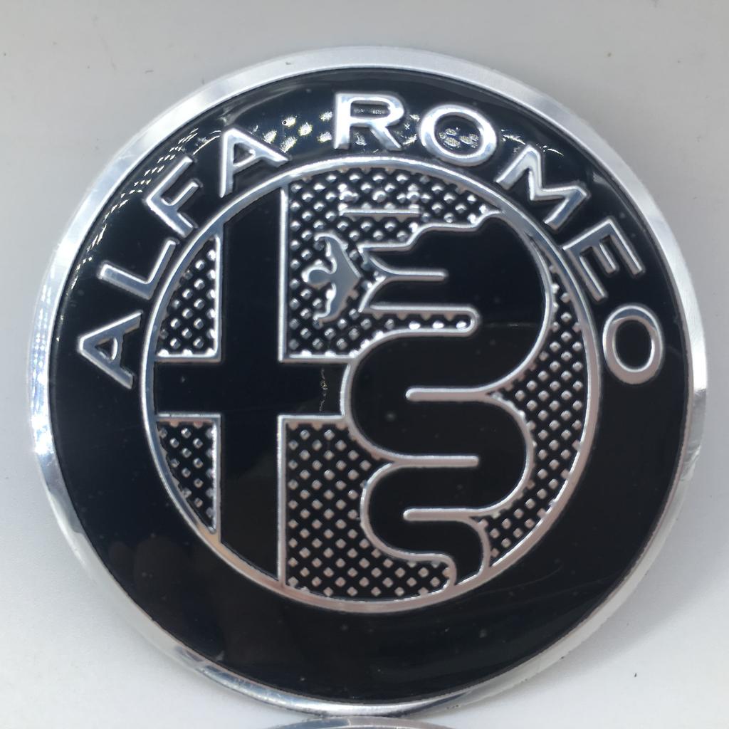 1X40mm 50mm 56mm ForAlfa Romeo Giulia Steering Wheel Badge Wheel Stickers Emblem Stelvio Giulietta Mito Tonale Brera Disco Vola