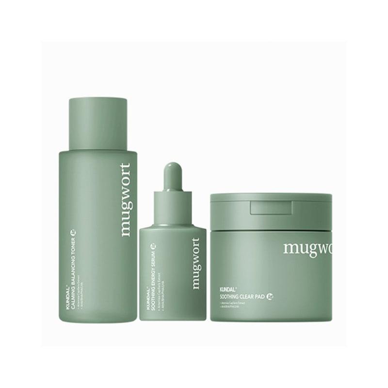 Artemisia princeps soothing toner 200ml + serum 30ml + 60 pads