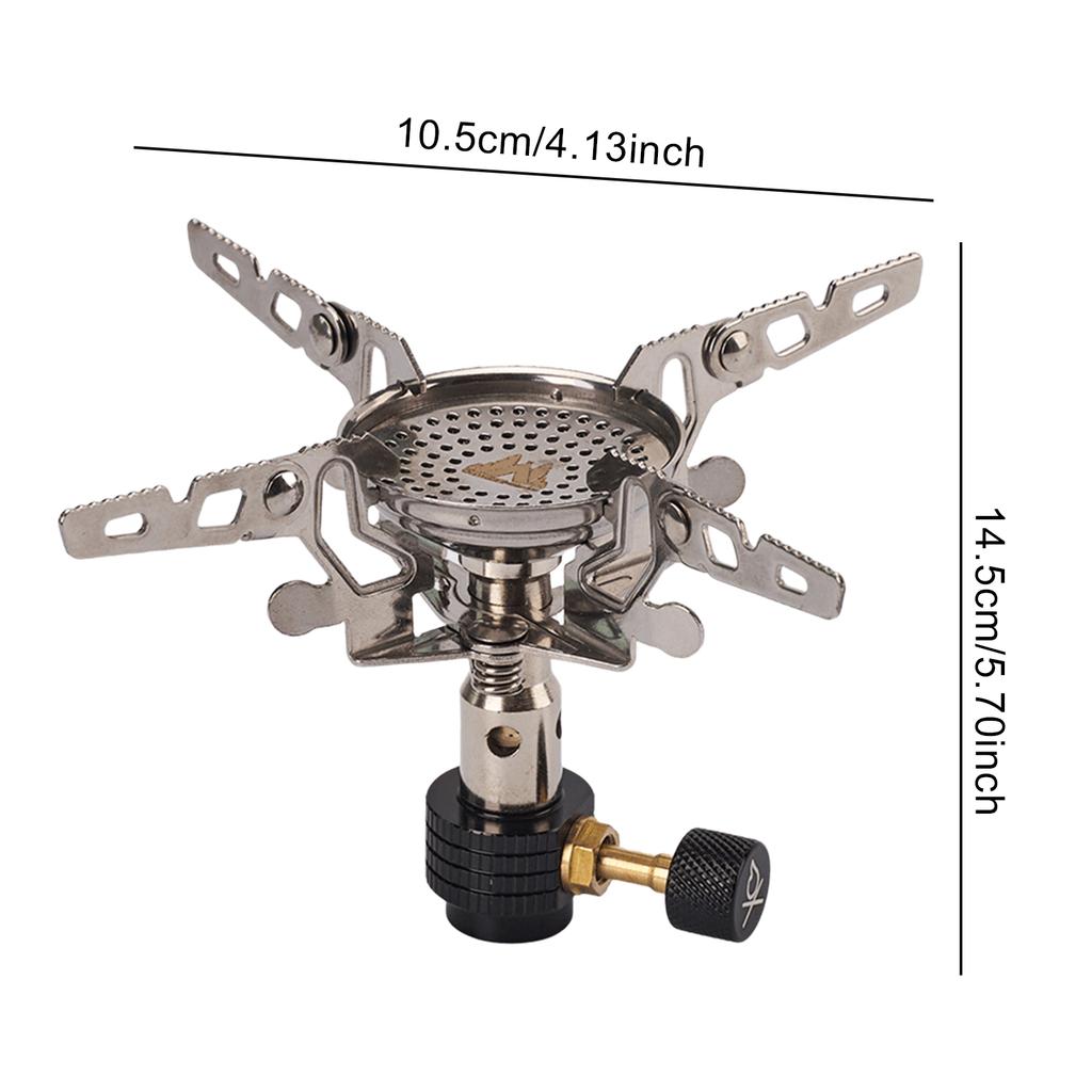 Portable Gas Burner Folding Stove Head Cooking Stove Outdoor Gas Stove for Outdoors Cooking Camping Picnic Backpacking