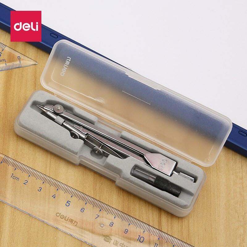 Deli Stainless Steel Geometry Compass Set
