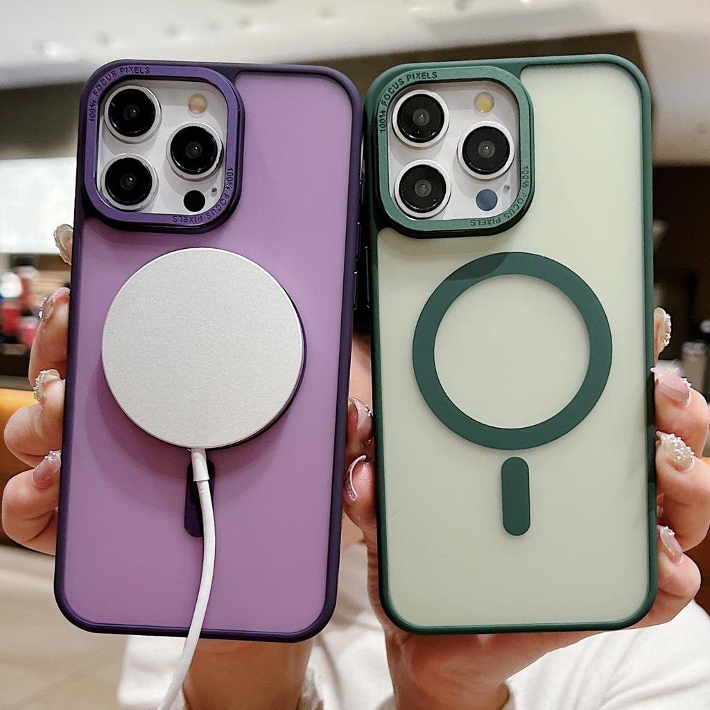 For IPhone 16 Magnetic Skin Absorbing Phone Case for Apple 15 Pro Yadun Matte Case 14promax Anti Drop Cover