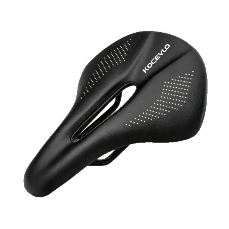 KOCEVLO Hollow Breathable Bike Saddle Road Mountain Bikes Waterproof Shock Absorbing Seat