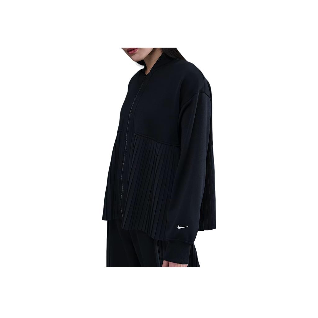 Nike Swoosh FW25 Sports Zip Collar Long Sleeve Jacket Women jackets IM7458-010