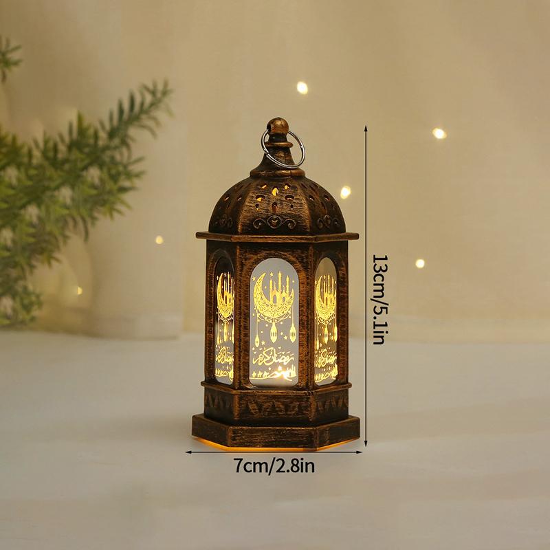 Ramadan Decoration 2026 Eid Mubarak Candle Lamp Desk Accessories Light Lamp Muslim Home Decoration Party Decor