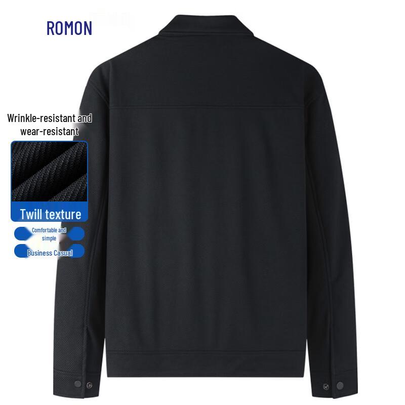 ROMON Men's Business Casual Short Lapel Jacket