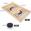 2-in-1 Table Game - CHANGM - Portable Hockey - Solid Wood - 2 Players - Fun and Interactive