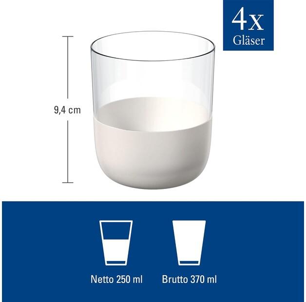 Стаканы для виски Villeroy & Boch Manufacture Rock blanc, 4 шт. (1137998250)