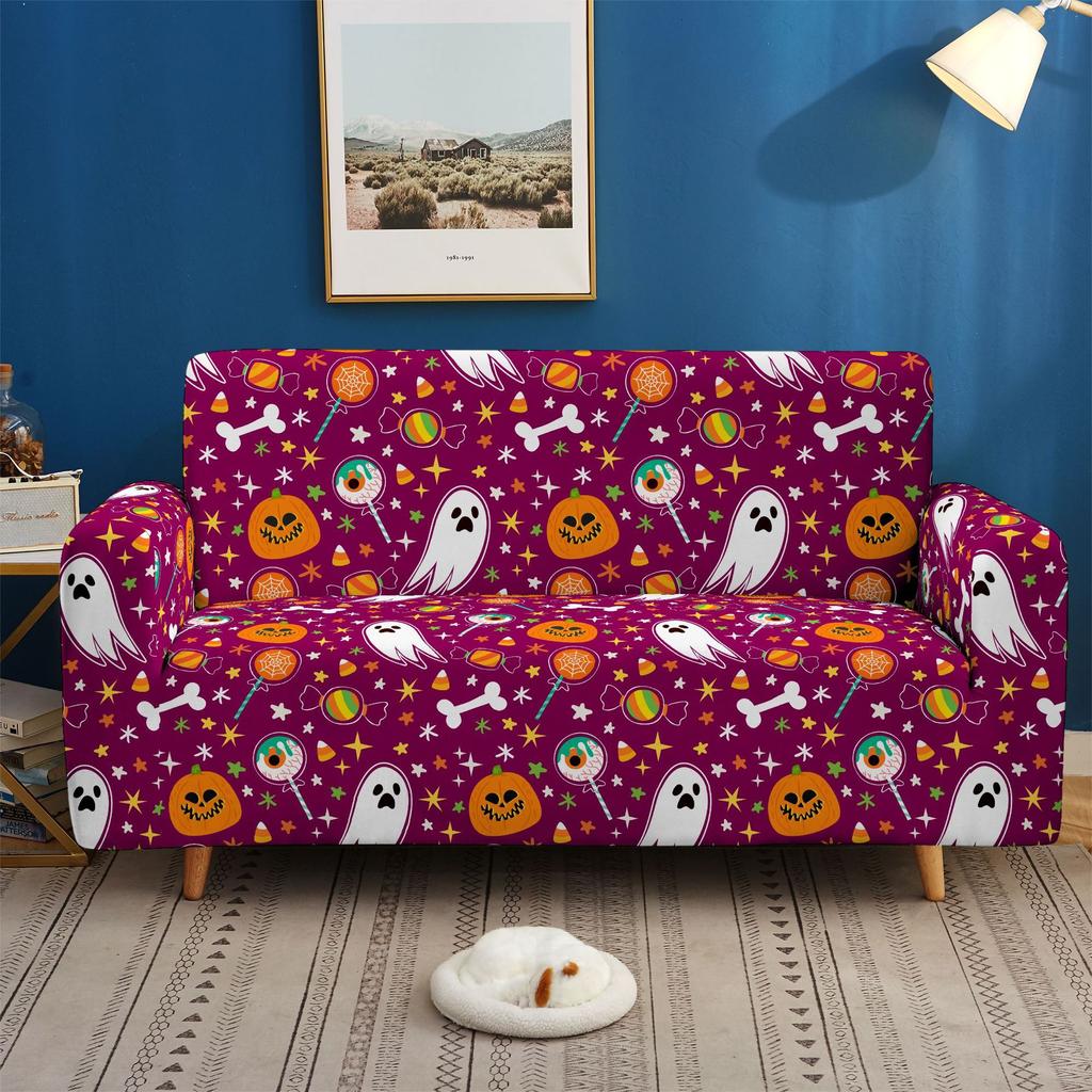 Halloween Funny A Piao Sofa Cover Elastic All-Inclusive Multi-Person Combination Sofa Cover