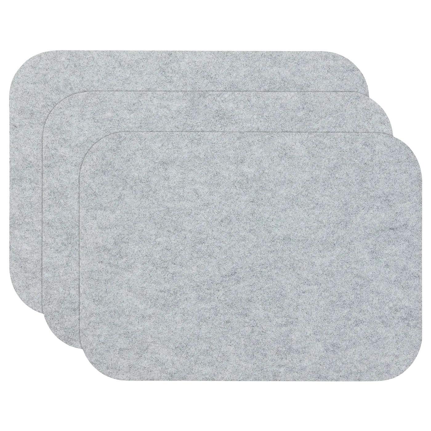 

IKEA Placemat set of 3 light gray OVERSIKTLIG (404.888.19)
