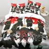 Anime Tokyo Revengers Ryuguuji Ken Sano Manjiro Bettbezug Cartoon Bettwäschesets Bettset Steppdecke Bettdeckenbezüge Heimtextilien