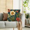 1 William Morris Floral Throw Pillow - Victorian Vintage Style Cushion Cover