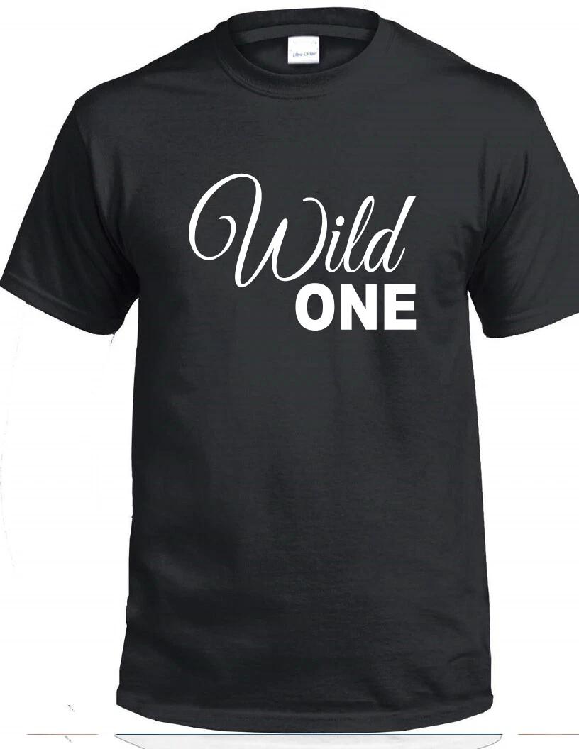 Wild One T-Shirt Country Free Festival Party Funny Cute Celebration Tee Shirt L