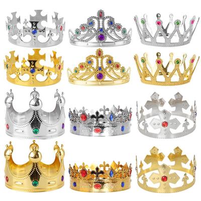 Corona Placcata Oro e Argento per Festa di Compleanno o Esibizione in Sala