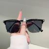 Vintage Square Sunglasses Men  New Fashion Korean Style Black Shades Women Trendy Stylish Brand Design Sun Glasses