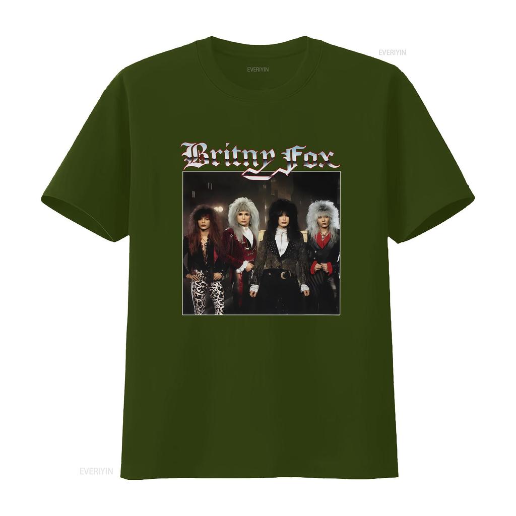BRITNY FOX Band T Shirt for Fans S 5XL Rock Style NW02323 vintage Washed Breathable Soft Comfortable Stretched Versatile homme