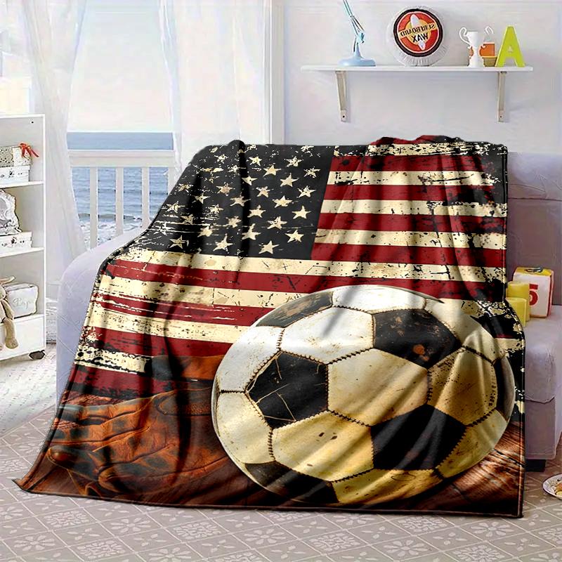 Baseball Passion And Heritage Blanket Flannel Blanket for bed, sofa, Camping, Hiking, Picnic Essentials, gift for family Fan gifts