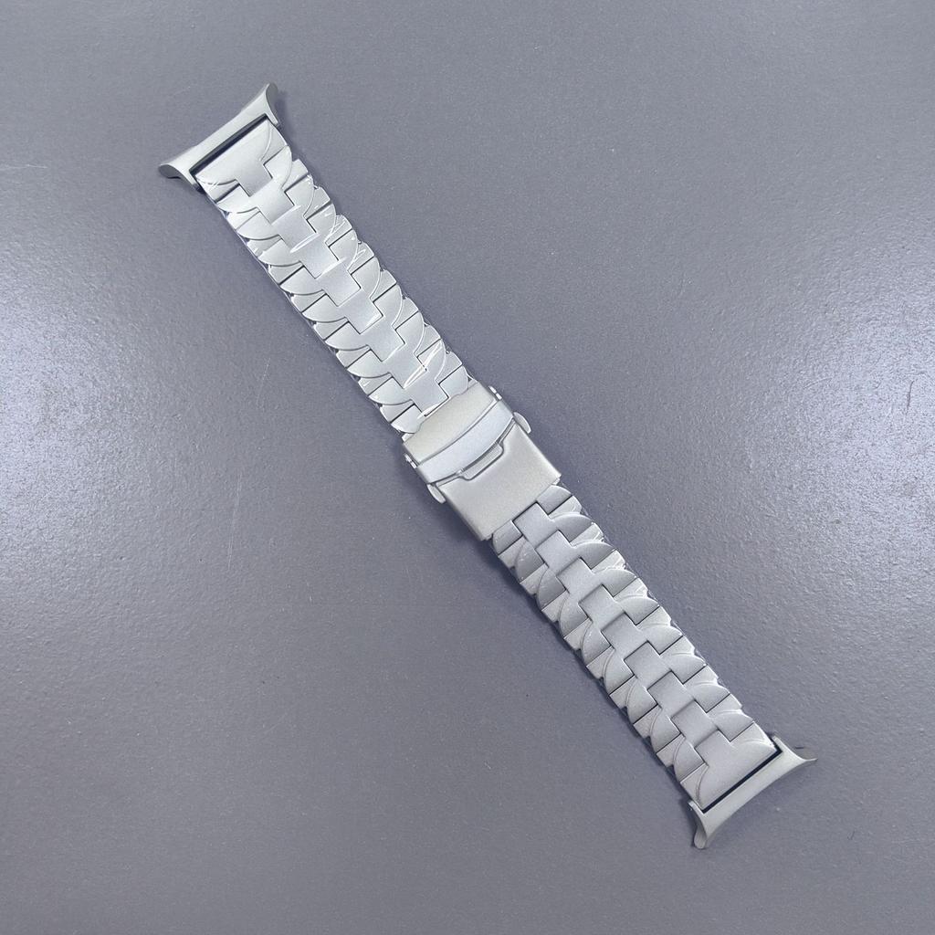 For Samsung Galaxy Watch Ultra 47mm Titanium Alloy Watch Strap Butterfly Shape Wrist Band