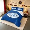 Queens Park Rangers FC Crest Bedding set (1 duvet cover, 2 pillowcases, duvet not included) for Man Cave Fan Room Decor, QPR Soccer Badge Art Print