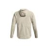Under Armour Rush Solid Logo Print Drawstring Hoodie Men Hoodies Brown 1370450-279