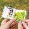 Palettes Mini Watercolor Palette Mini Size Mini Paint Tray Portable Travel Painting Set  Travel Use