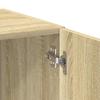 High Cabinet Sonoma Oak 70 x 42.5 x 225 cm Particleboard