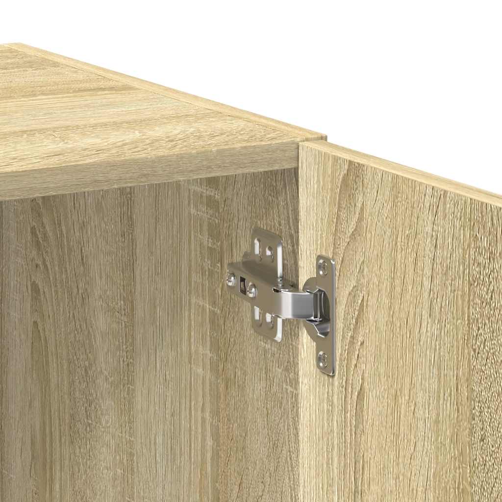 High Cabinet Sonoma Oak 70 x 42.5 x 225 cm Particleboard