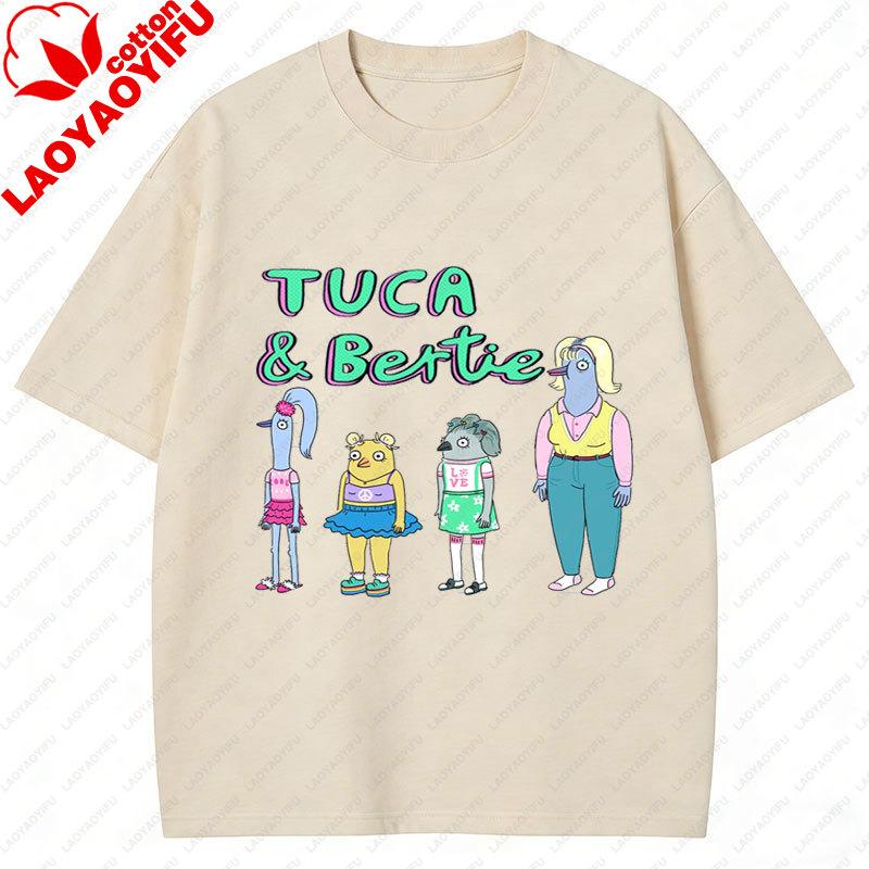 Neuer Stil TucaBertie T-Shirt Lustiges Cartoon-Thema Streetwear Harajuku Kreativität T-Shirt Unisex Kleidung Unisex T-Shirts