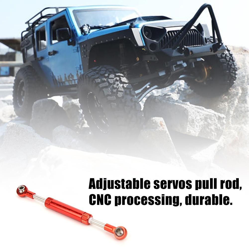 Verstellbare Servos Zugstange Lenkhebel Zubehör für SCX10 D90 1 10 RC Auto(90 95mm )