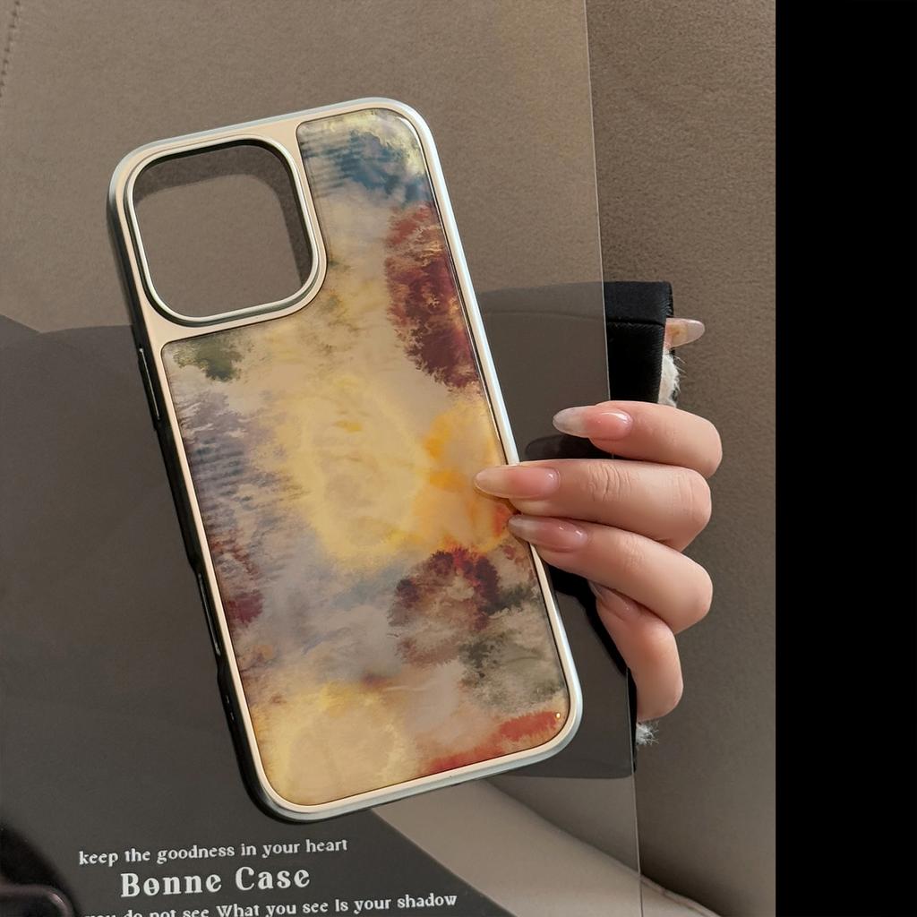 Pallet Pattern Suitable for Apple 15pro Max Mobile Phone Case IPhone 16 Drop Glue 13 Hanging Chain 14 Bracket Hard
