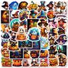 50 Halloween Halloween Pumpkin Witch Sticker Sticker Shein Horror Sticker