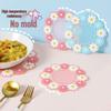 Gänseblümchen Floral Silikon Hitzebeständige Matte - Esstischunterlage, Verbrühschutz Topfuntersetzer, Schüsseluntersetzer, Untersetzer