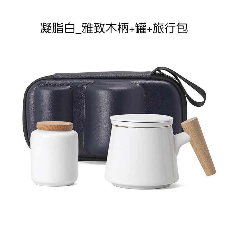 Ceramic Style Simple Ceramic Office Cup With Filter Gift Coffee Cup Water Cup Fixed
