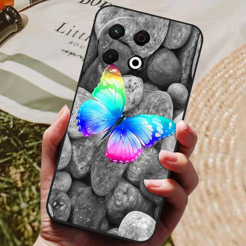 Für Tecno Spark 30 Pro KL7 Hülle Luxus Handy Silikon Rückseite für Tecno Spark 30Pro 4G Hüllen Schutz Stoßfest Schale Capas