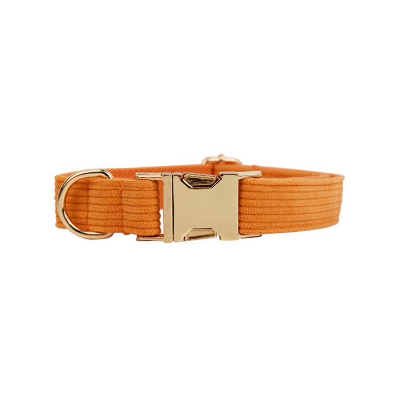 Corduroy Stripe Series Custom Dog Collar - New Style Pet Neckwear