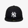 New Era New York Yankees Basic Fitted Cap Black White 11591127