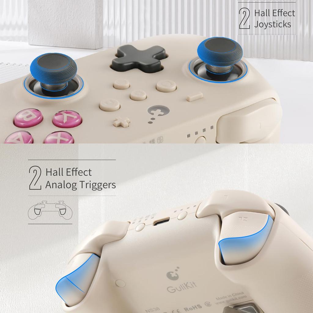 GuliKit KK3 Pro Wireless Controller, PC/Switch/iOS
