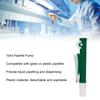 10ml Pipetpomp Groene Vloeistof Pipetteerpomp voor Plastic en Glazen Pipetten Laboratoriumonderzoek Wetenschappelijke Pipetpomp