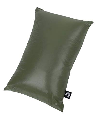 Captain Stag (CAPTAIN STAG) CS Fiber Down Blanket, Washable, with Storage Bag, 120 X 75 Cm, Moss Green X Camel, UM-1555