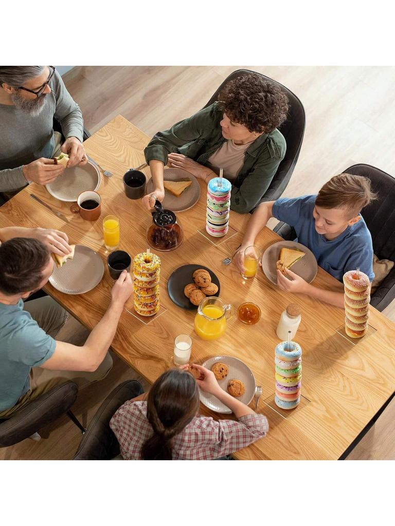 1 ks Akrylový stojan na donuty, Průhledný stojan na bagely, Stojan na donutovou věž, Stojan na vystavení donutů na dezertní stůl, Držák na donuty