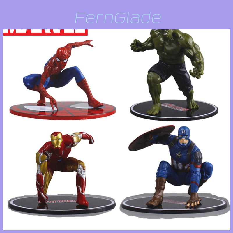 Marvel Avengers Doll Action Figure Toys Set For Kids Ironman Spiderman Hulk Captain America