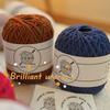 40g/roll Pure Cotton Corrugated Rolled Thread Anti Pilling High-quality Knitted Cotton Yarn Handmade DIY Scarf Sweater Material