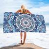 Cute Cartoon Cow Print Beach Towel Black and White Animal Polyester Quick Dry Bath Towel Summer Pool Swim Kids Girls Sand Free